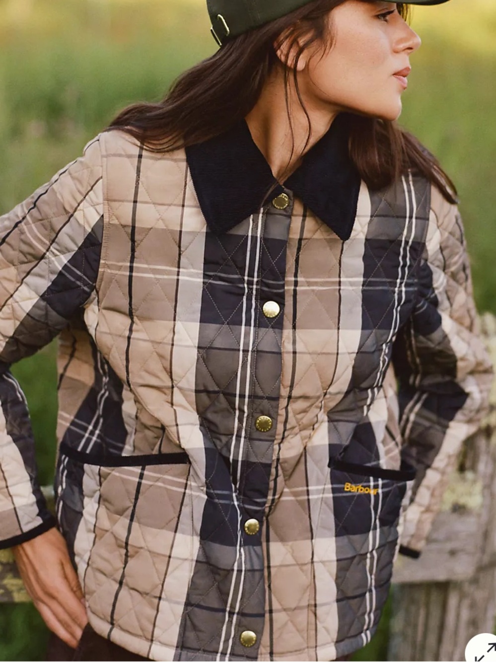 Barbour x Anthropologie Quilted Jacket